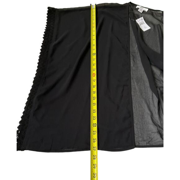 Motherhood Maternity Black Sheer Cover-Up Cardigan Women One Size NWT | 57-5 - Picture 6 of 6